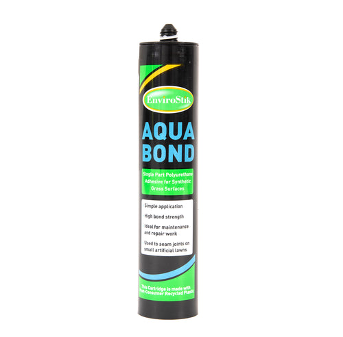 Aquabond adhesive canister with EnviroStik branding on a white background