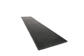 Long rectangular black mat on a white background